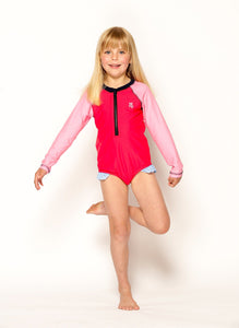 Argyle One Piece - Summertime Pink Matilda and Clancy