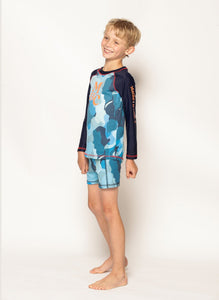 Caloundra Rash Vest - Summertime Ocean Matilda and Clancy
