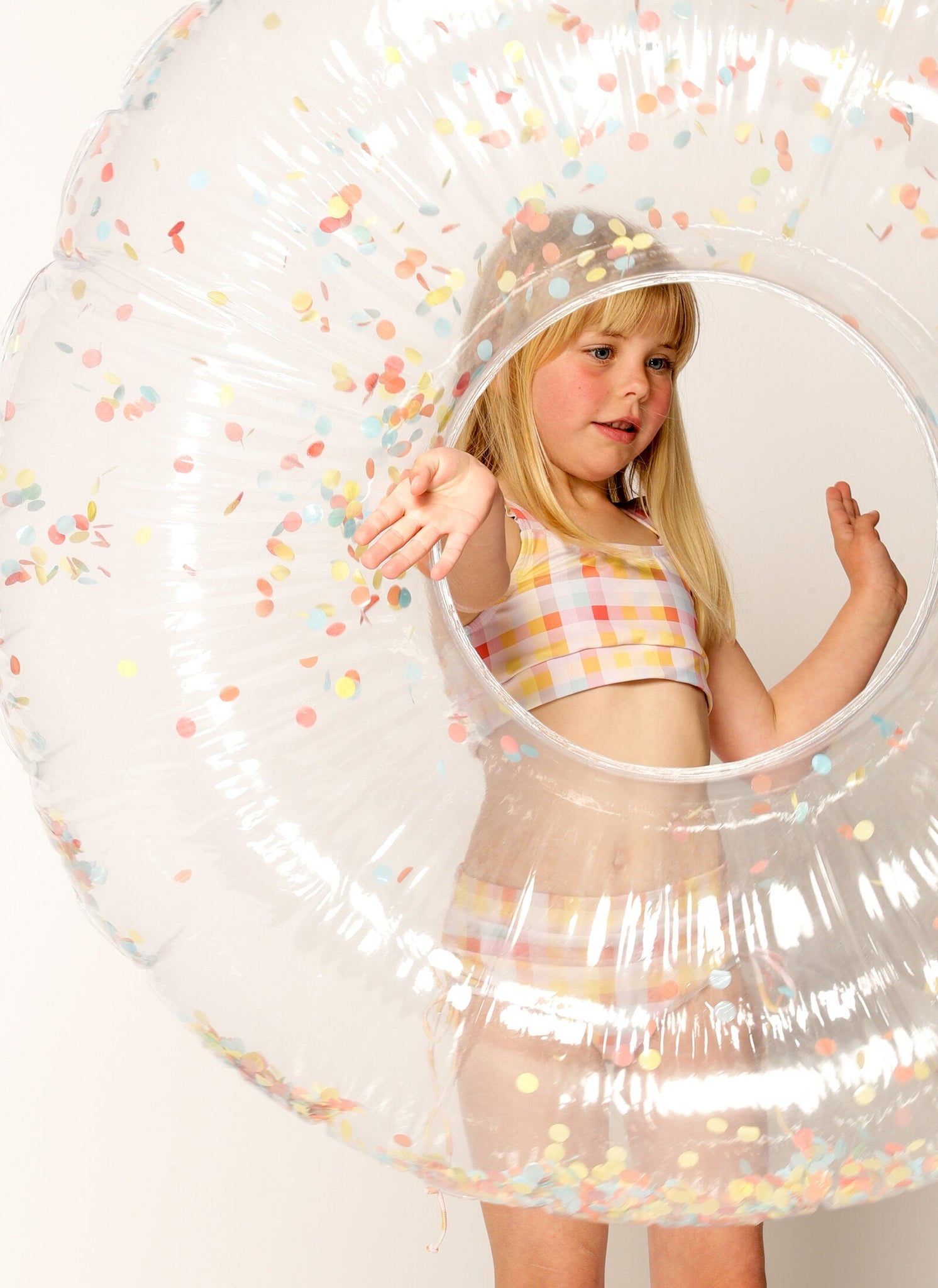 Eden Bikini Top - Multi Gingham Matilda and Clancy