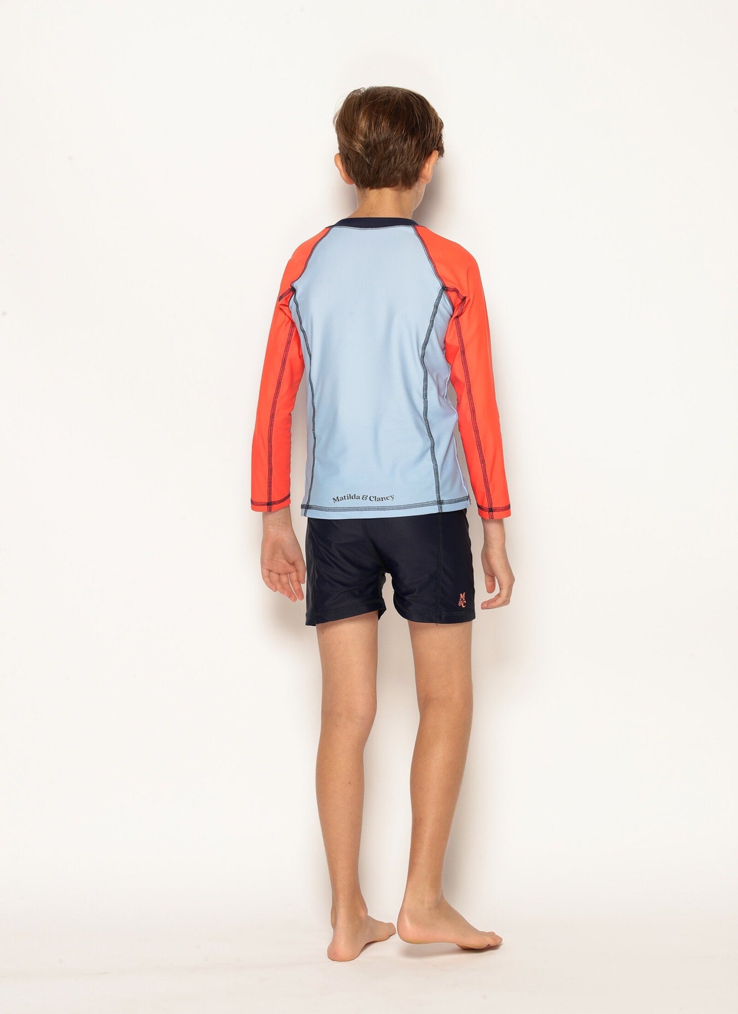 Flinders Rash Vest - Summertime Aqua Matilda and Clancy