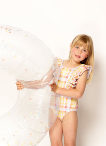 Honeysuckle One Piece - Multi Gingham Matilda and Clancy