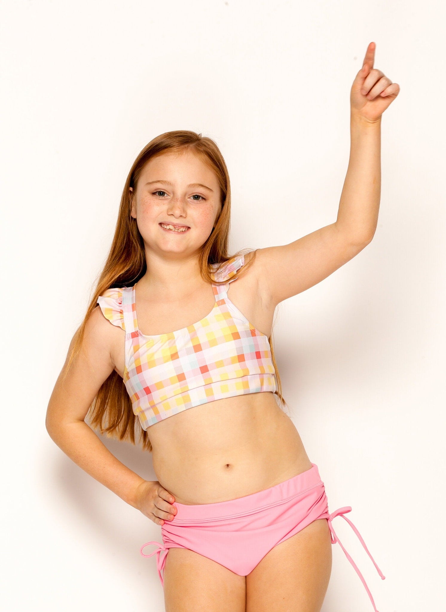 Sorrento Ruched Brief - Summertime Pink Matilda and Clancy