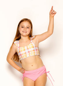 Sorrento Ruched Brief - Summertime Pink Matilda and Clancy